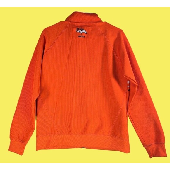 NFL Pro Line WOMEN'S L Orange Denver Broncos Tracksuit Zippered Jacket - Picture 2 of 7